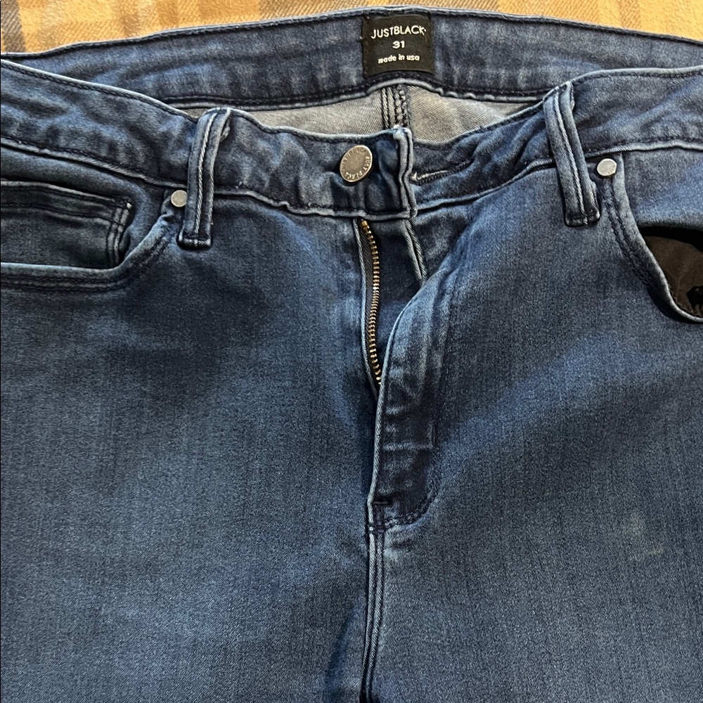 Women’s Just Black Dark Blue Jeans